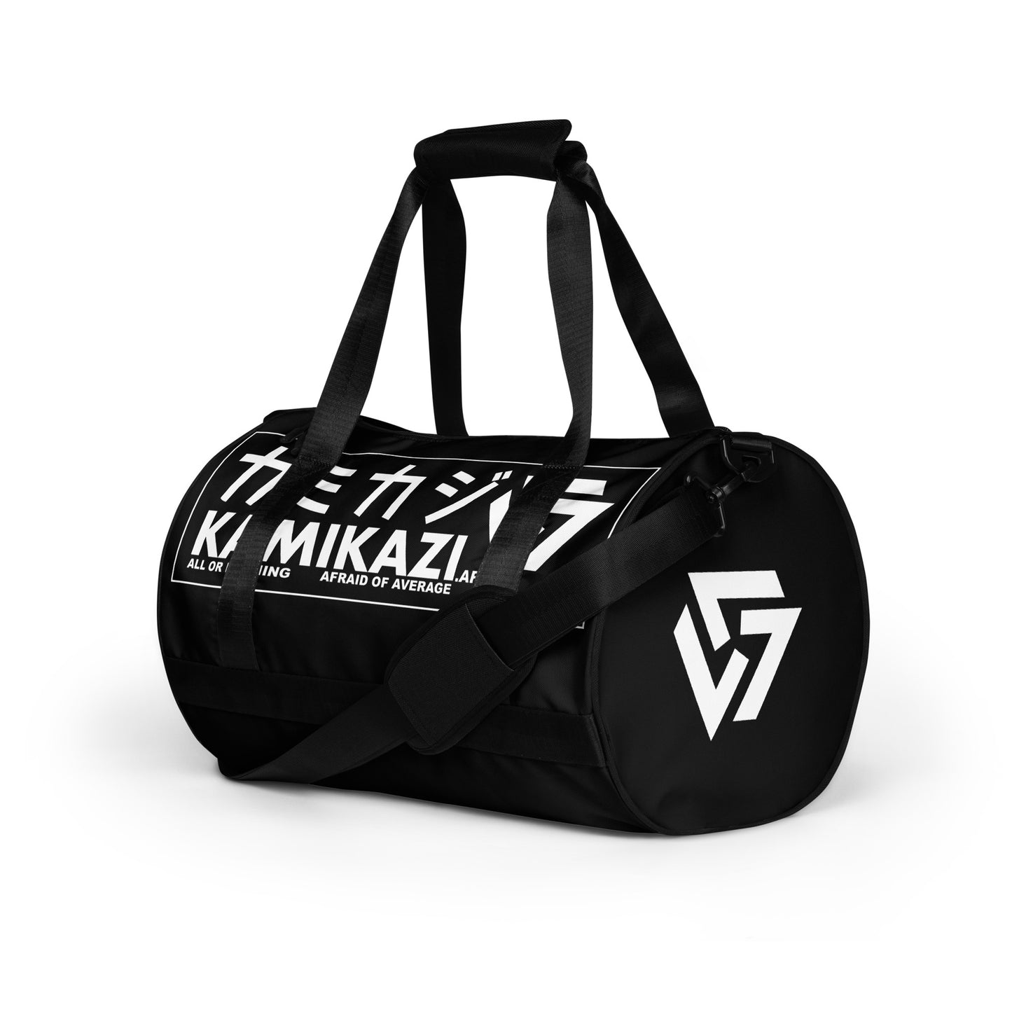 Afraid of Average gym bag